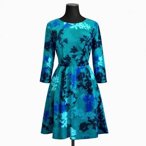 Eva Mendes Collection Parker Floral Flare Dress 4 1950s Style Retro